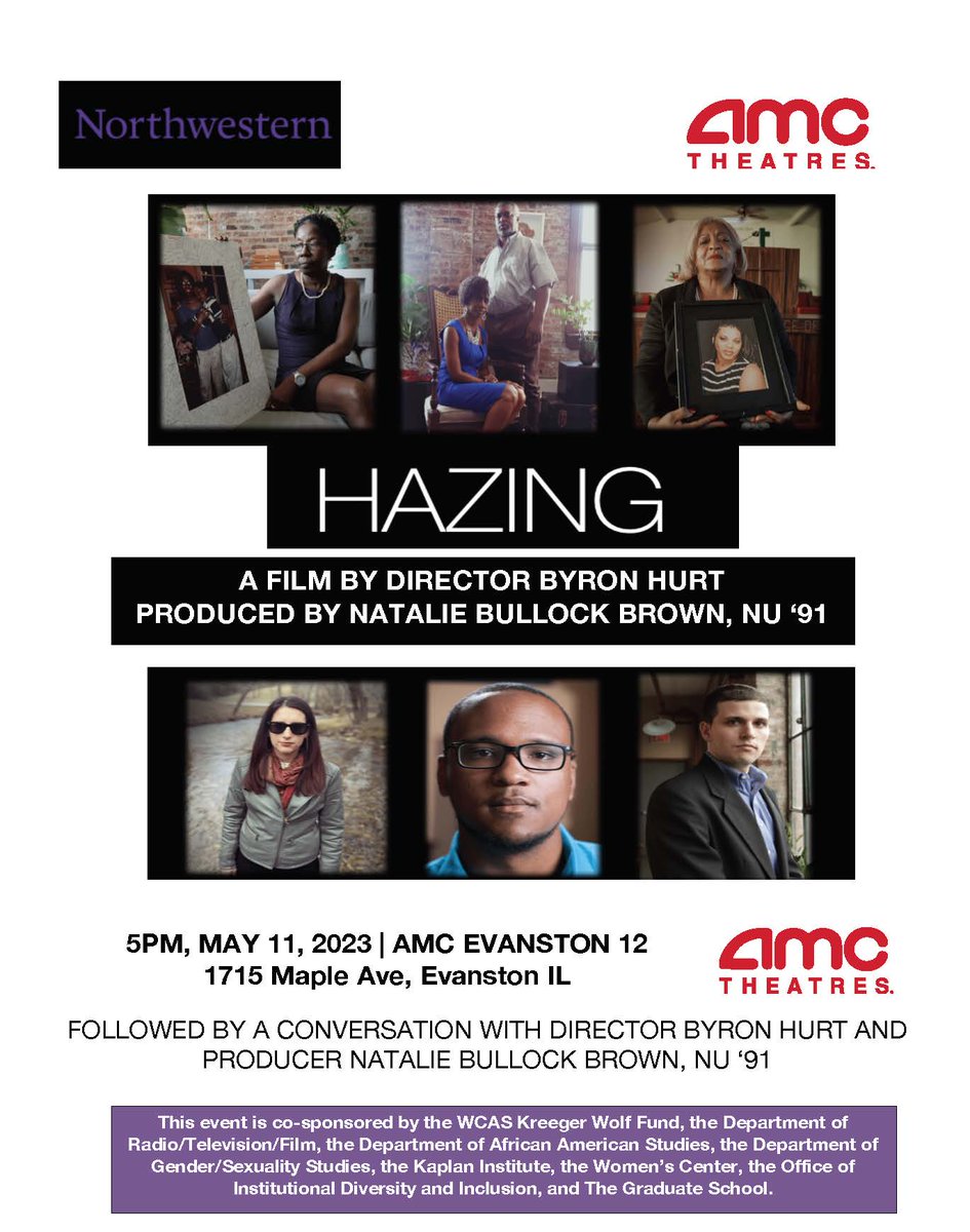 MSAatNU's tweet photo. Attend a special screening of Hazing followed by a dialogue. The film highlights the subtler systemic inequities lurking beneath the surface of these practices. https://t.co/DHx6Y9dvqe https://t.co/yIkT9PwqUR