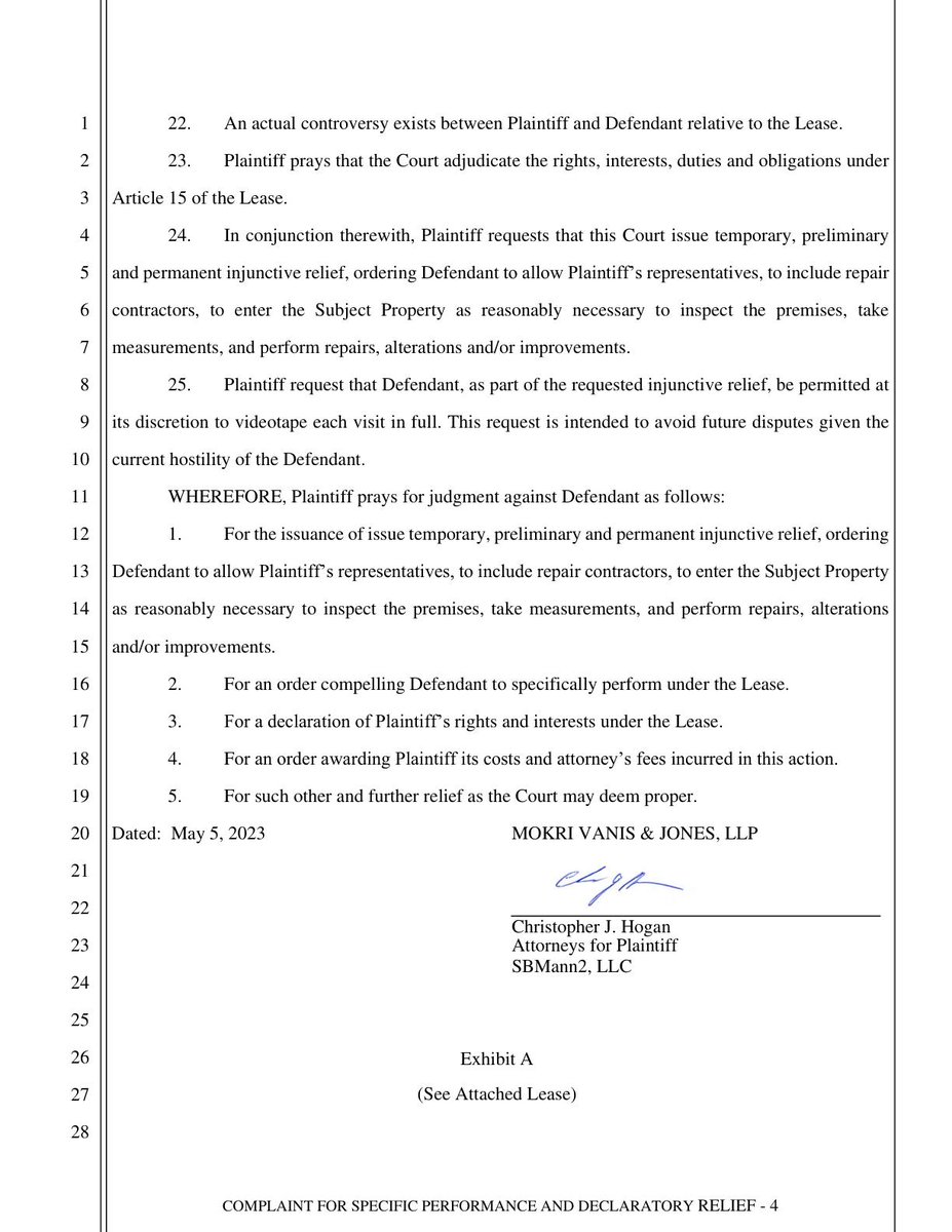 Alameda County Court Watch on Twitter "Filed 2 days ago SBMANN2, LLC