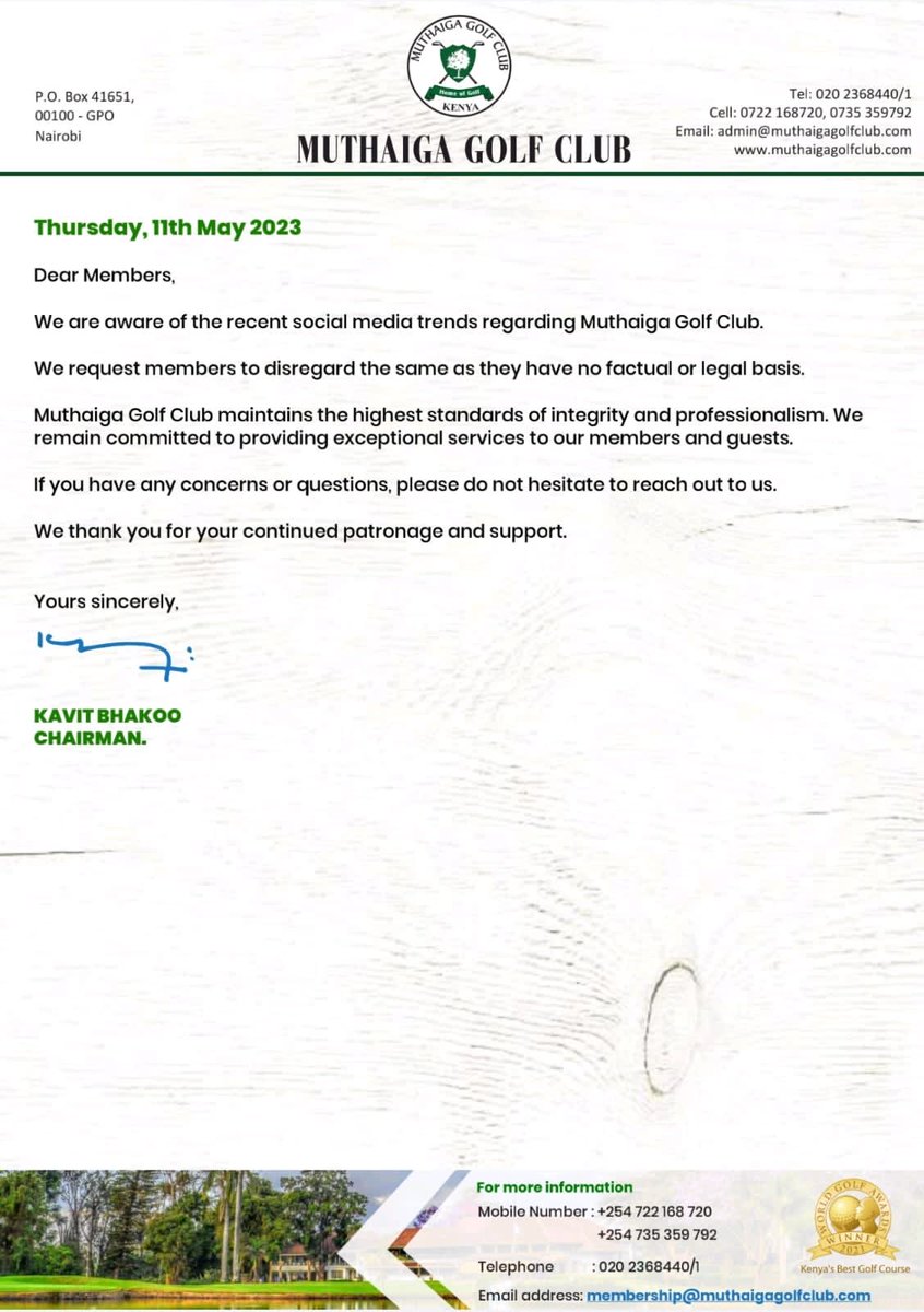 It’s not true until you deny it.