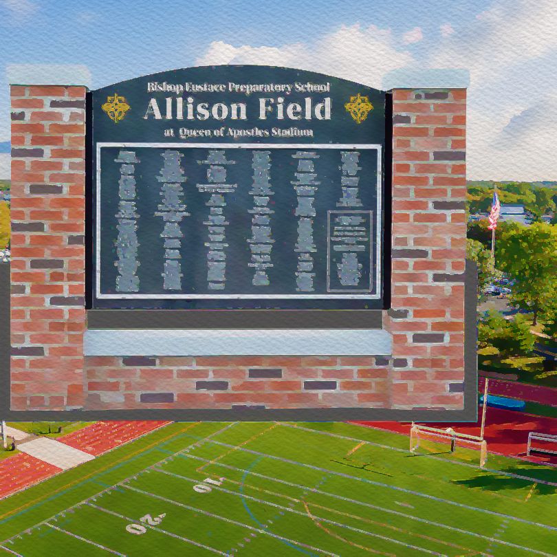 BishopEustace's tweet photo. Bishop Eustace Preparatory School is thrilled to announce the installation of a brand-new turf field. For the full announcement:  https://t.co/MXr8A1q8jl https://t.co/pO4T9Za46o