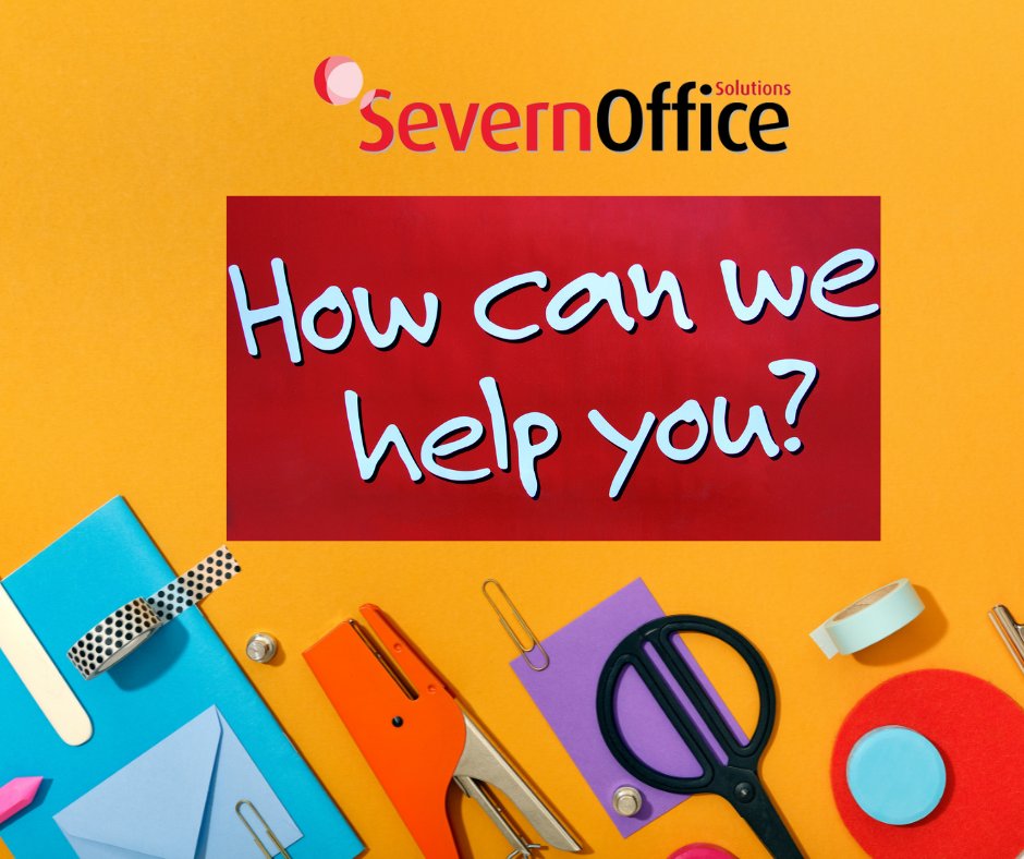 SevernOffice's tweet photo. Are you looking to upgrade that office chair, replace that printer, brighten up your office with new supplies? Whatever you are looking for get in touch we supply everything for the office, home wherever #covhour #somersethour #canwehelp #businesssupplies #furniture #stationery https://t.co/QBpVegqHR1