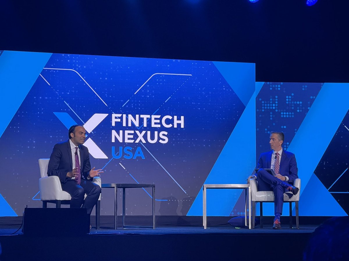 We took the main stage at @Fintechnexus! Great conversation with @YPGoldfeder and @chopracfpb of the @CFPB about #Transparency #Compliance and #Competition in #Fintech #ResponsibleInnovation