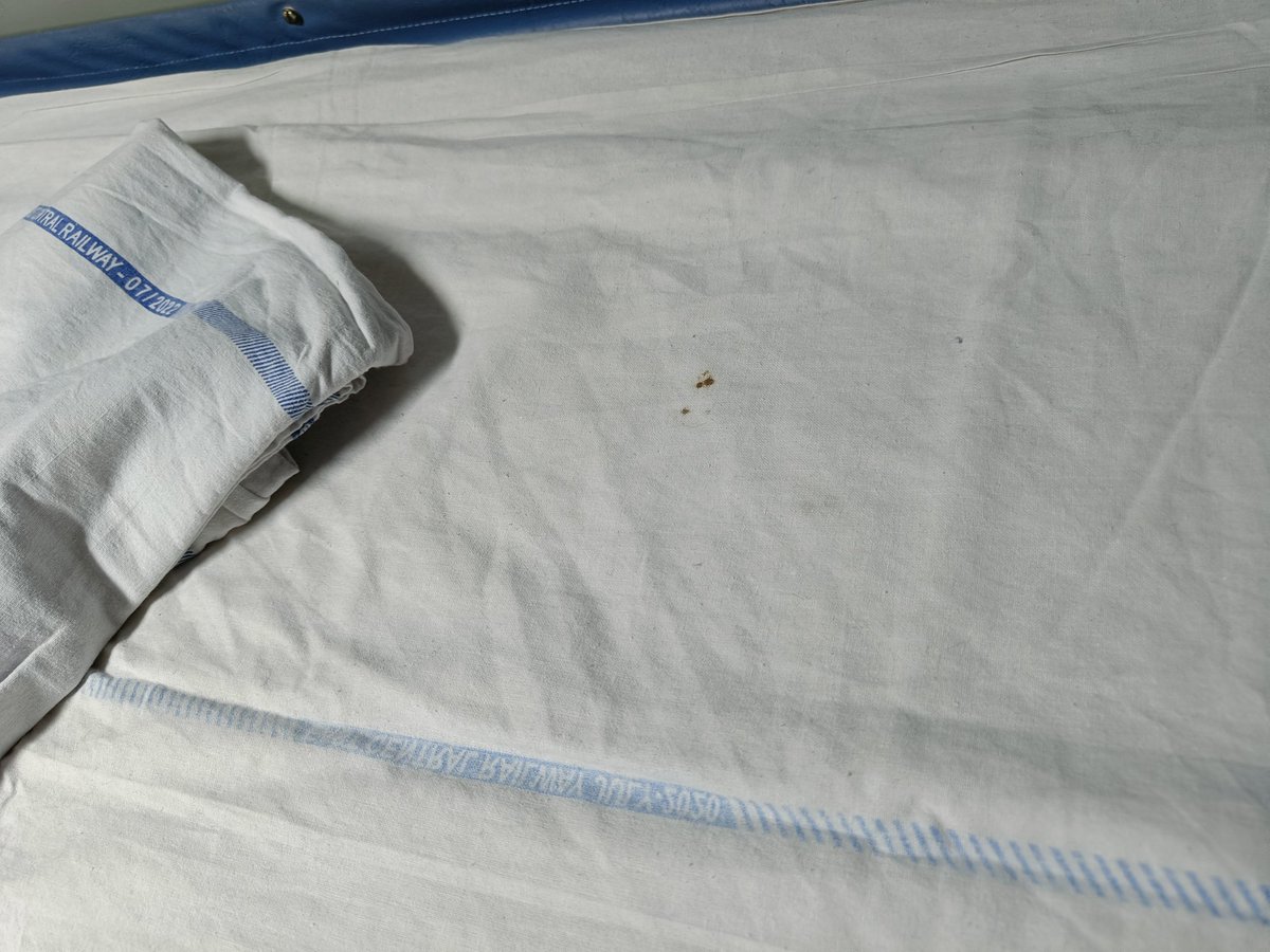 sanatangarg's tweet photo. @drm_drmizn
@drmbsbner
@drmljn
@RailMinIndia
 PNR-2160733302,Train No-13308,Ganga Satlaj Exp,Pathetic bathroom,no handwash,No water.Bedrolls are unclean.please convey. https://t.co/VGQoaTp1fq