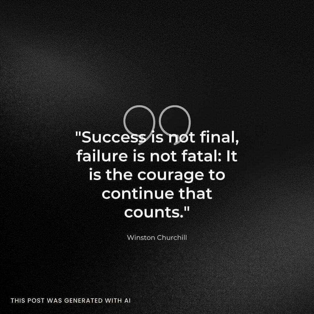 Alternatively: “Just keep swimming” - Dory
#quoteoftheday #madewithai instagr.am/p/CsHOIbbpyYz/