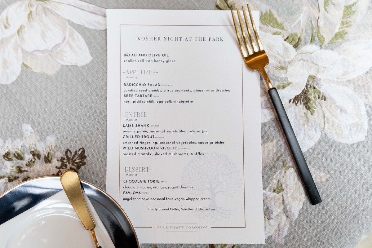 CORKosher's tweet image. Kosher nights at the Park Hyatt Toronto are back! @ParkHyattTO