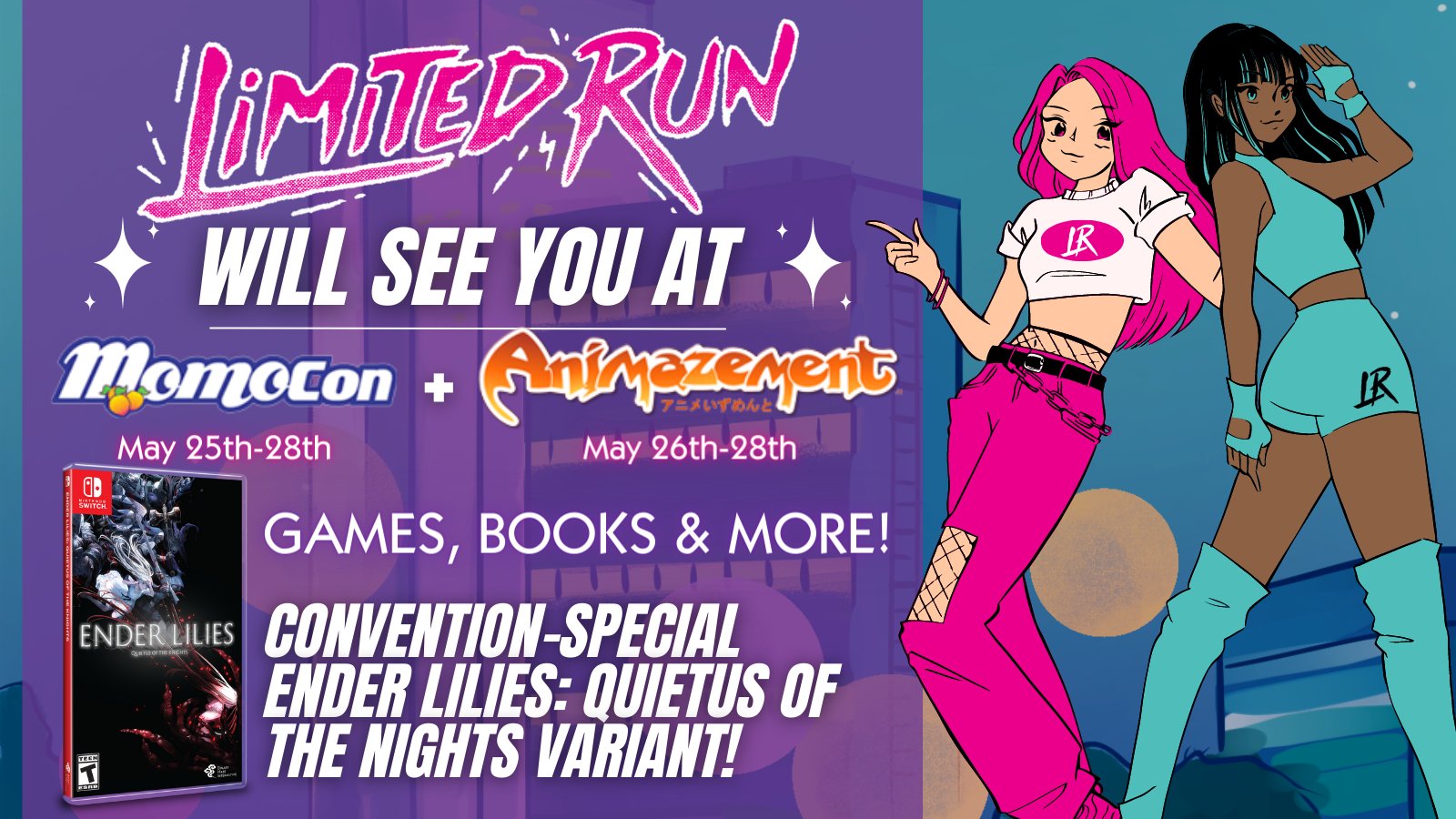 Limited Run Games on Twitter "We're hitting up two southeastern anime