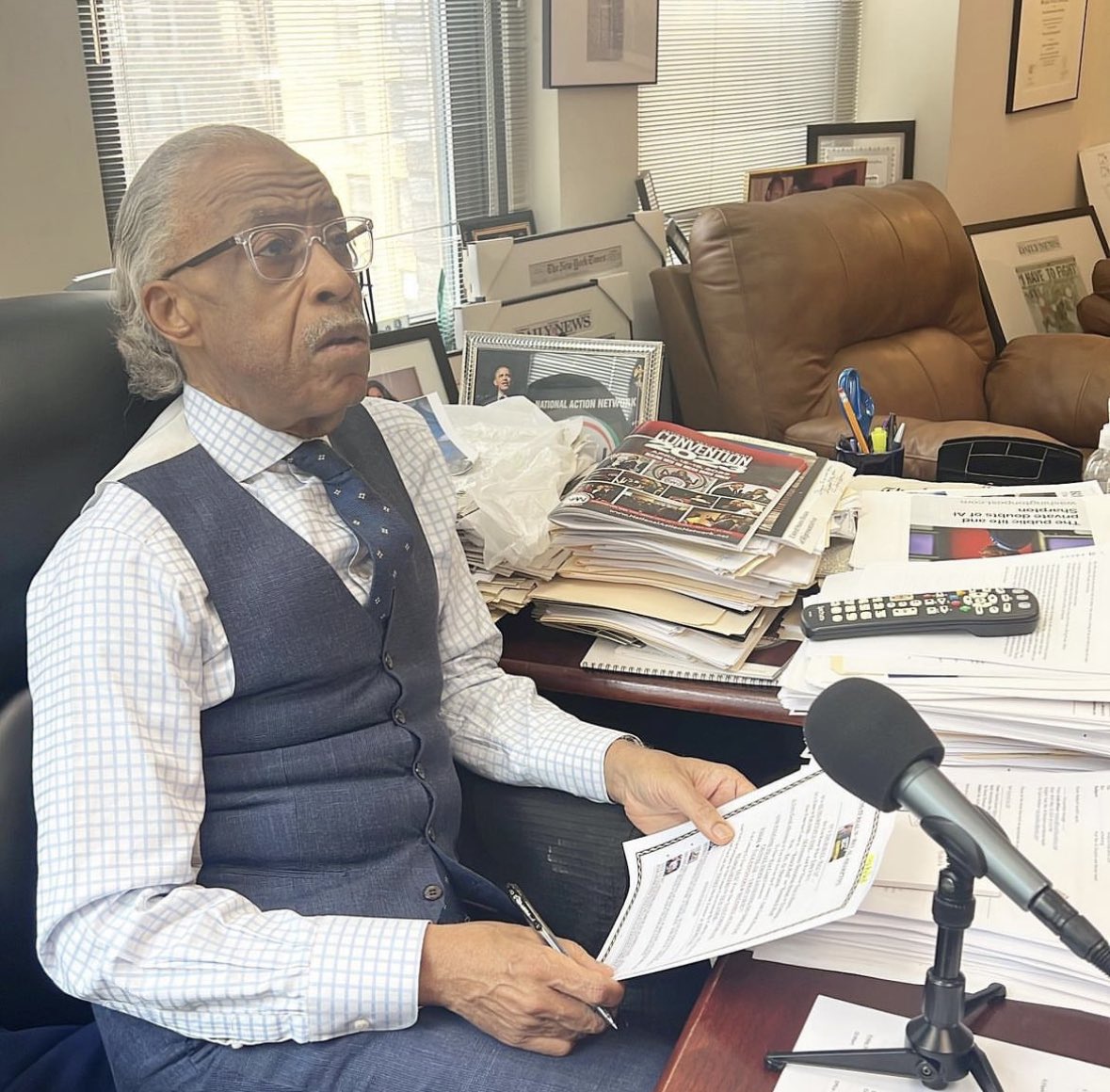 Reverend al sharpton on twitter hosting keeping it real w al