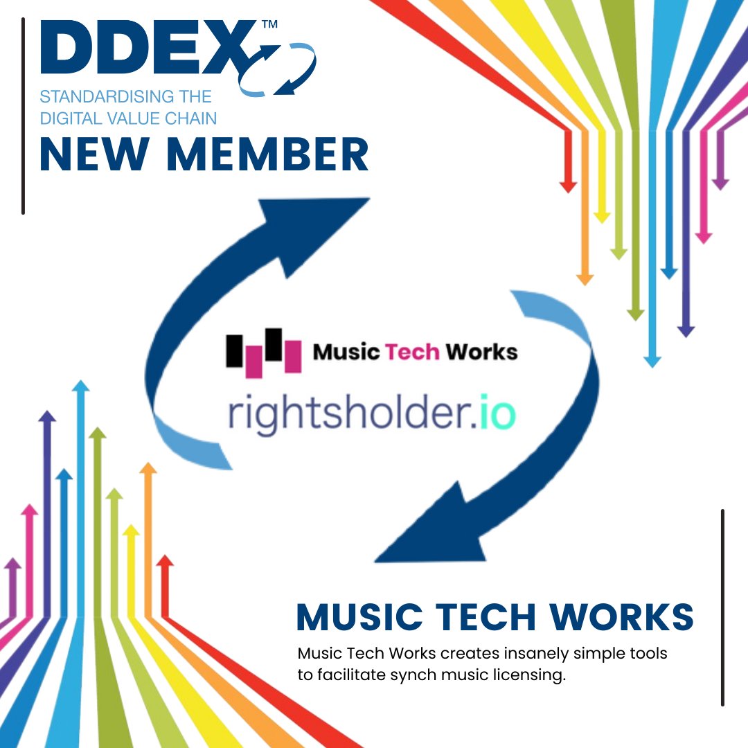 Our next new member is @RightsHolderio! Music Tech Works creates insanely simple tools to fascilitate sync music licensing with their database of over 100 million registrations. We're excited for them to join our cause! Learn more about them here: rightsholder.io