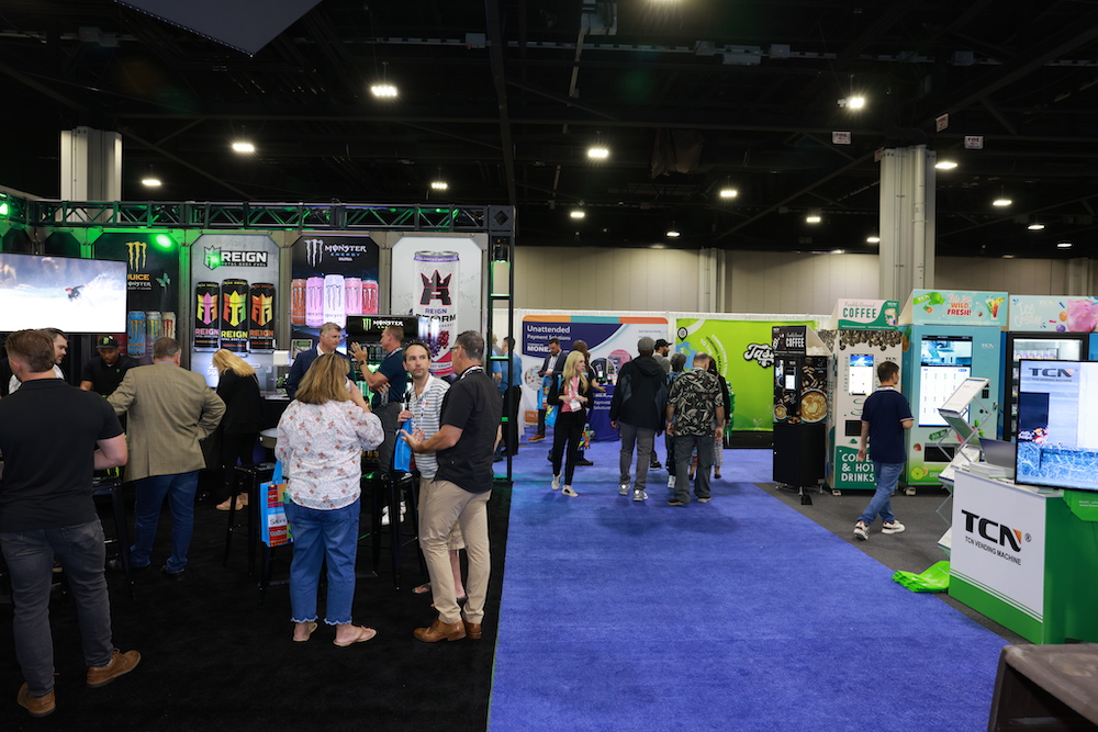 TradeshowLogic's tweet image. @NAMAvending has brought together over 4,000 convenience services professionals to source new products and technologies in vending, micro markets and self-service retail for this year’s #TheNAMAShow!

#tradeshowlogic #smarteventsolutions