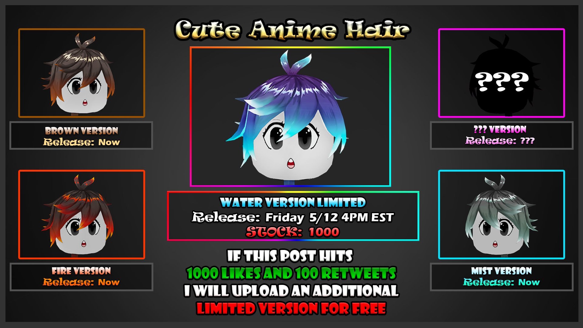 Anime Hair Codes for Roblox  Lusci0uspink  YouTube
