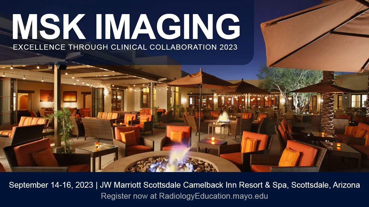 Mayo Clinic Radiology CME (@mayo_radcme) on Twitter photo Experience perfect weather, pro-level golf courses, elegant resorts and so much more while earning your #MSKImaging CME with <a href="/MayoRadiology/">Mayo Clinic Radiology</a> experts. #RadCME #RadRes
buff.ly/3LZnowh Experience perfect weather, pro-level golf courses, elegant resorts and so much more while earning your #MSKImaging CME with <a href="/MayoRadiology/">Mayo Clinic Radiology</a> experts. #RadCME #RadRes
buff.ly/3LZnowh