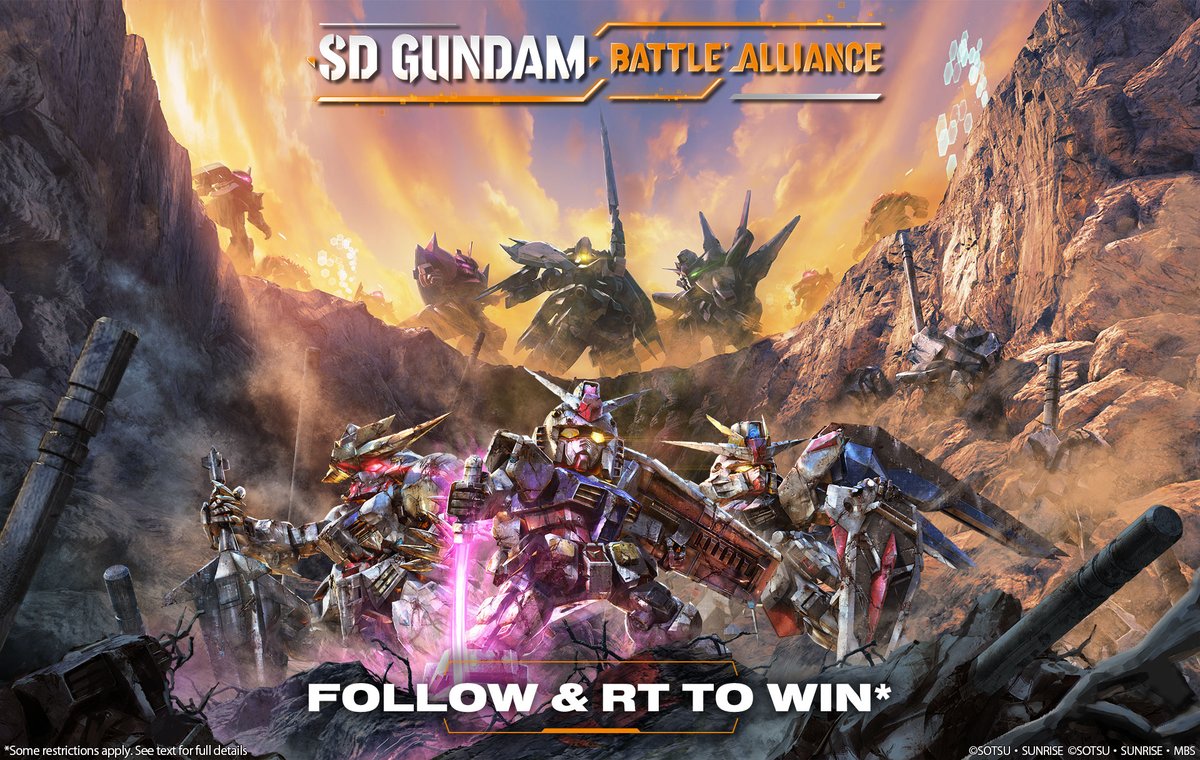 GundamInfoNA's tweet photo. To celebrate the Witch From Mercury DLC for SD Gundam Battle Alliance, we are giving away five (5) digital game codes for SD Gundam Battle Alliance! 

To enter:
Follow @GundamInfoNA
QT this Tweet and include #Sweepstakes https://t.co/q5ufQm7AO2