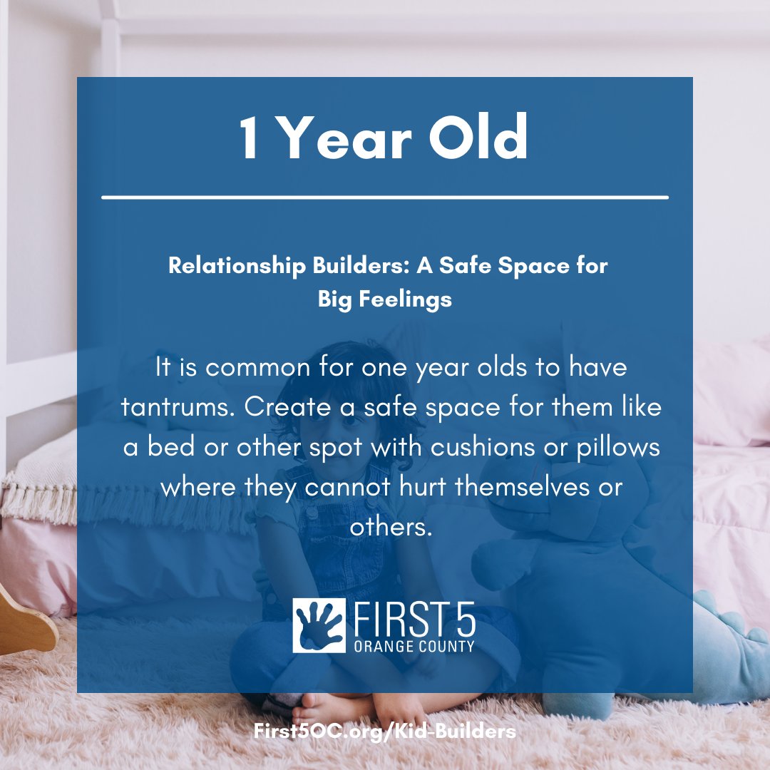 First5OC's tweet photo. Creating a safe space for your child to work through their emotions is essential to building their mental health. Sit with them as they work through their feelings. For more Relationship Builder activities, visit: https://t.co/b04DnXkFbL
#MentalHealthAwarenessMonth #KidBuilders https://t.co/WAVfzAyjAI