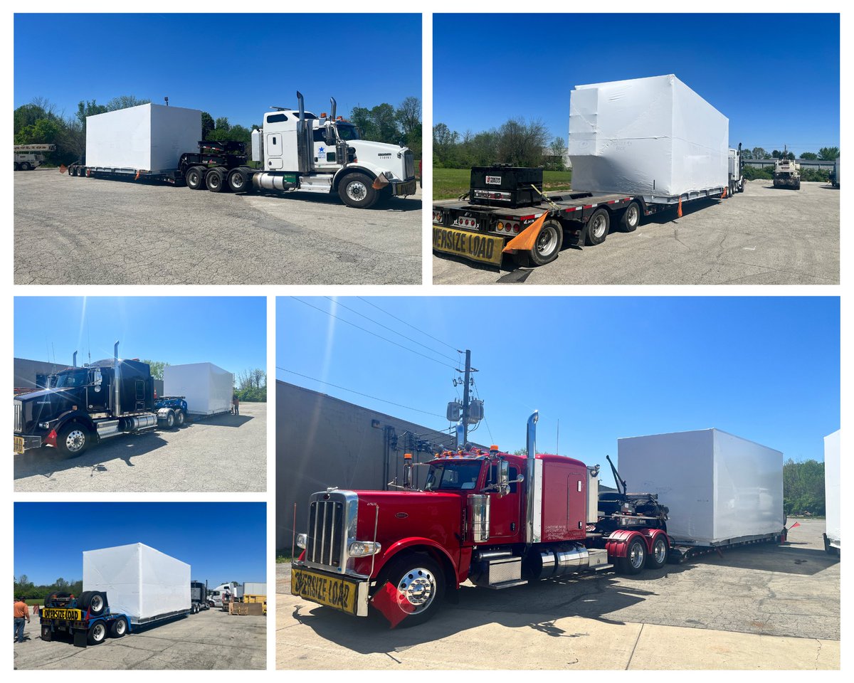 MobileCathLabs's tweet image. Just witnessed our largest-ever Customized Modular Lab leaving today! This EP Lab is unlike anything we&apos;ve ever created - it&apos;s engineered in 4 separate sections and will be assembled as one large Modular EP Lab complex. #ModularLab #Electrophysiology