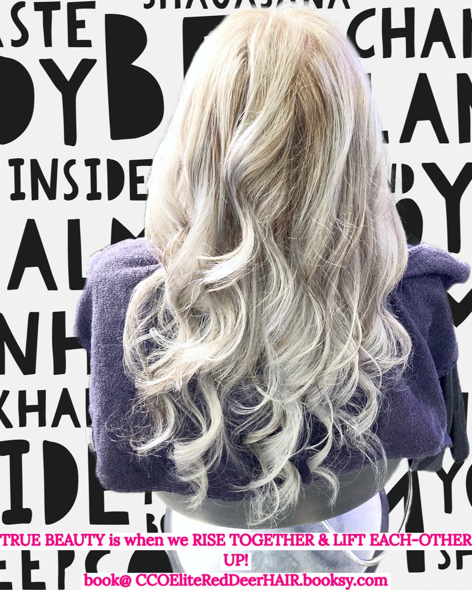 TRUE BEAUTY is when we RISE TOGETHER &amp; LIFT EACH-OTHER UP!
book@ CCOEliteRedDeerHAIR.booksy.com
