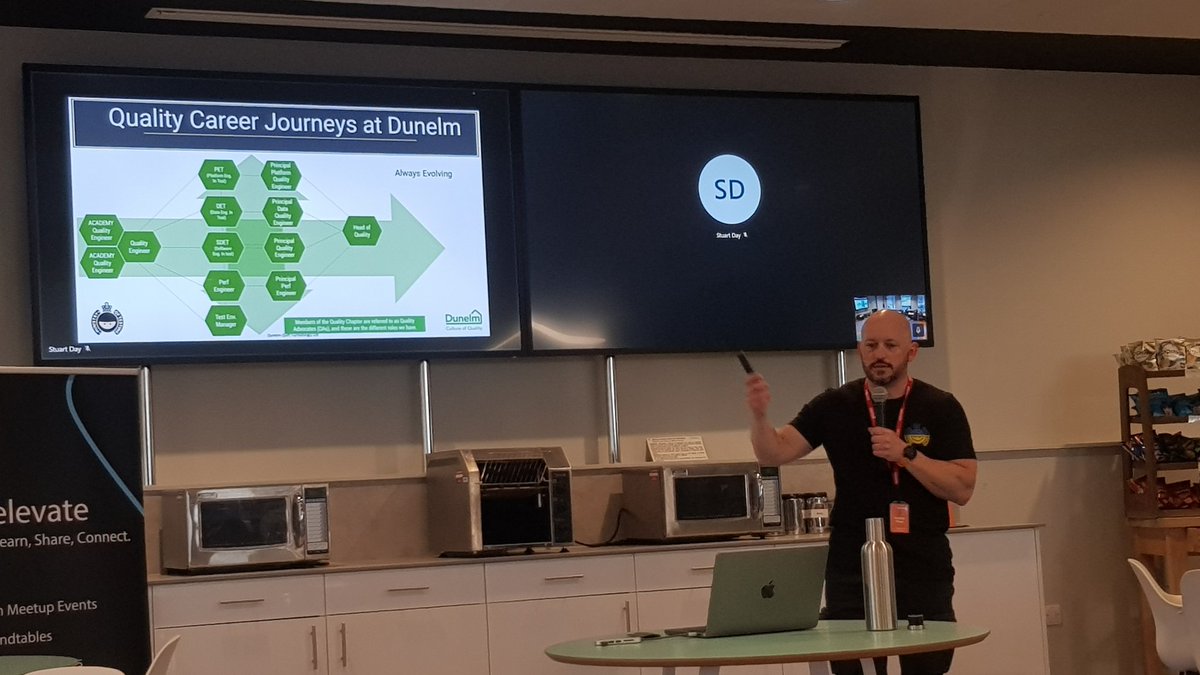 ThePirateTester's tweet image. Some more pics from @QAgile_stu presenting at #MidsTest, where he talked about the different career paths, and how people learn, as well as my notes from his talk.