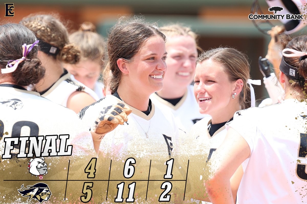 ECCCAthletics's tweet photo. FINAL! 

Emmi Harkins hits a walk-off single in the bottom of the seventh to win it for @ECCCSoftball! The Lady Warriors will take on Northwest next. game time will be announced when it becomes available. 

#WarriorStrong https://t.co/jG4d14Jj1P