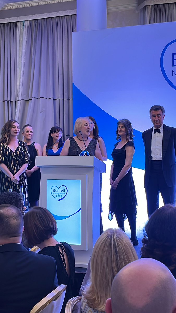 “Nursing is an extraordinary opportunity to change lives” Inspiring words from Lisa Gavin from @CFHS_Surrey's Inclusion Health Team - Gypsy Roma Traveller and Inclusion Health. #BurdettAwards