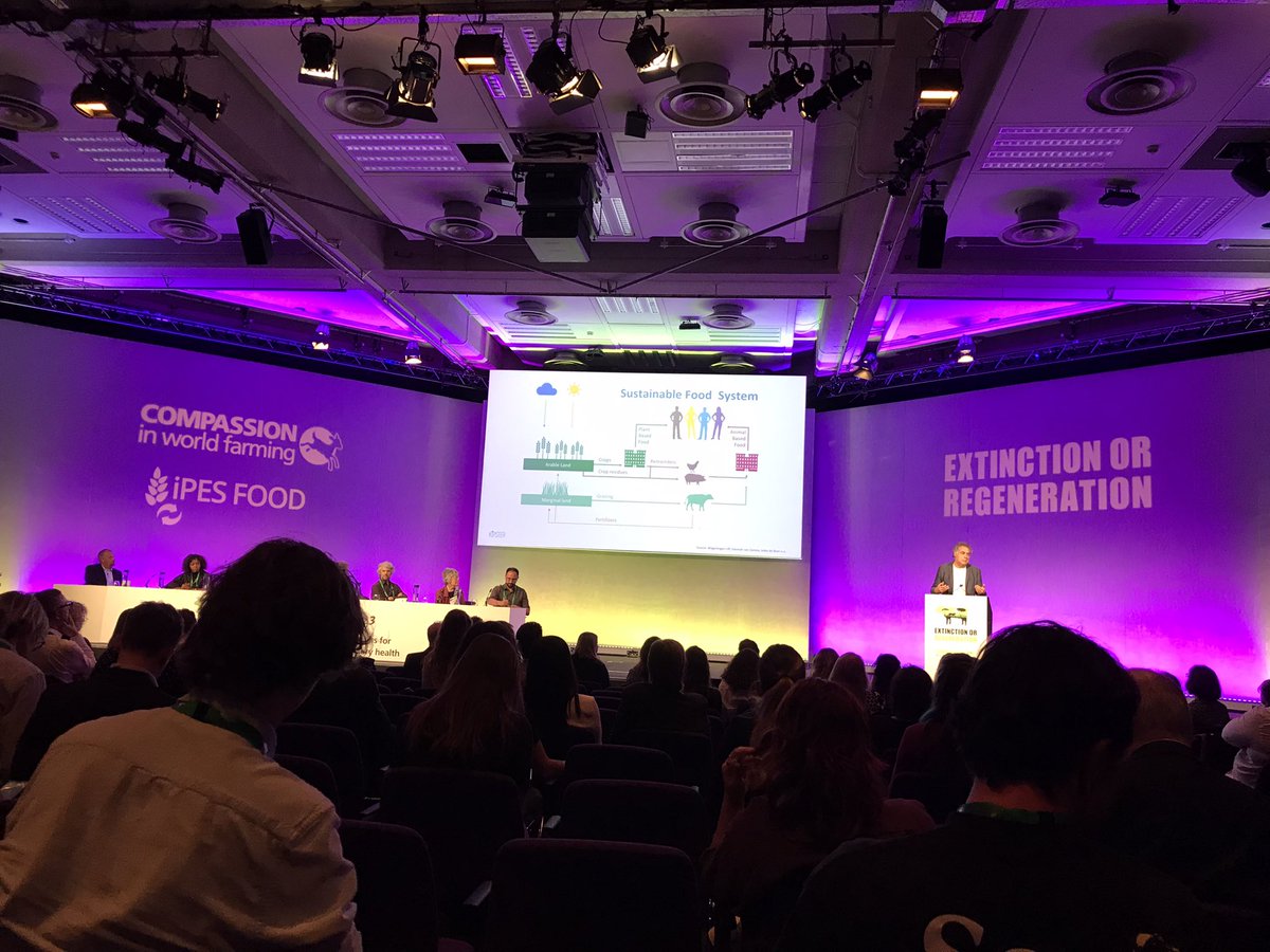 Mind-blowing first day <a href="/CIWF_Global/">Compassion in World Farming International</a> #extinction2023 conference. It was particularly inspiring to hear from farmers about how regenerative agriculture &amp; #agroecology work for people, animals and the planet.