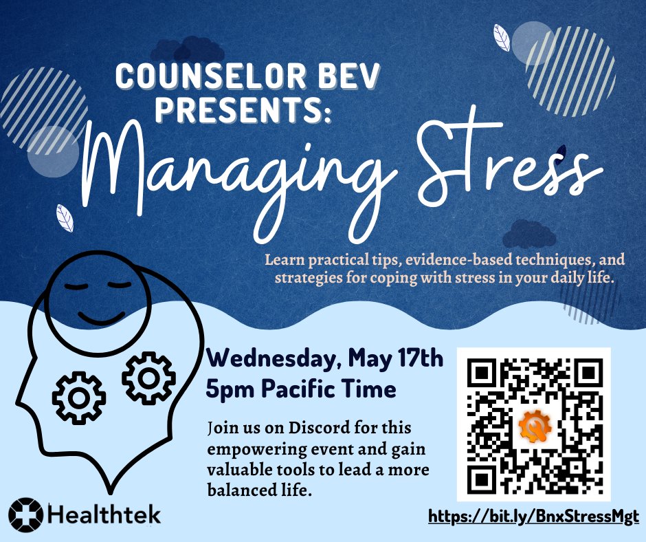 BINO_MOBB's tweet photo. #RT @binxtv: Join the discussion with Beverly, a licensed counselor and mental health advocate, on Wednesday, May 17th, and get the chance to ask questions on How to Manage Stress. #StressManagement #AskNow #MentalHealth
https://t.co/lrmRIq1eGK https://t.co/0sJWXT4EkI