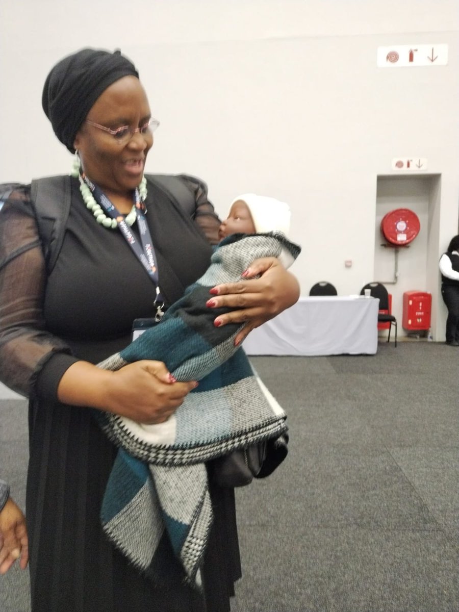 HealthZA's tweet photo. Promoting saving lives of newborn babies at CTICC #IMNHC2023 #aligningtogether #acceleratingtogether #SavingLivesTogether https://t.co/CwonzhySux