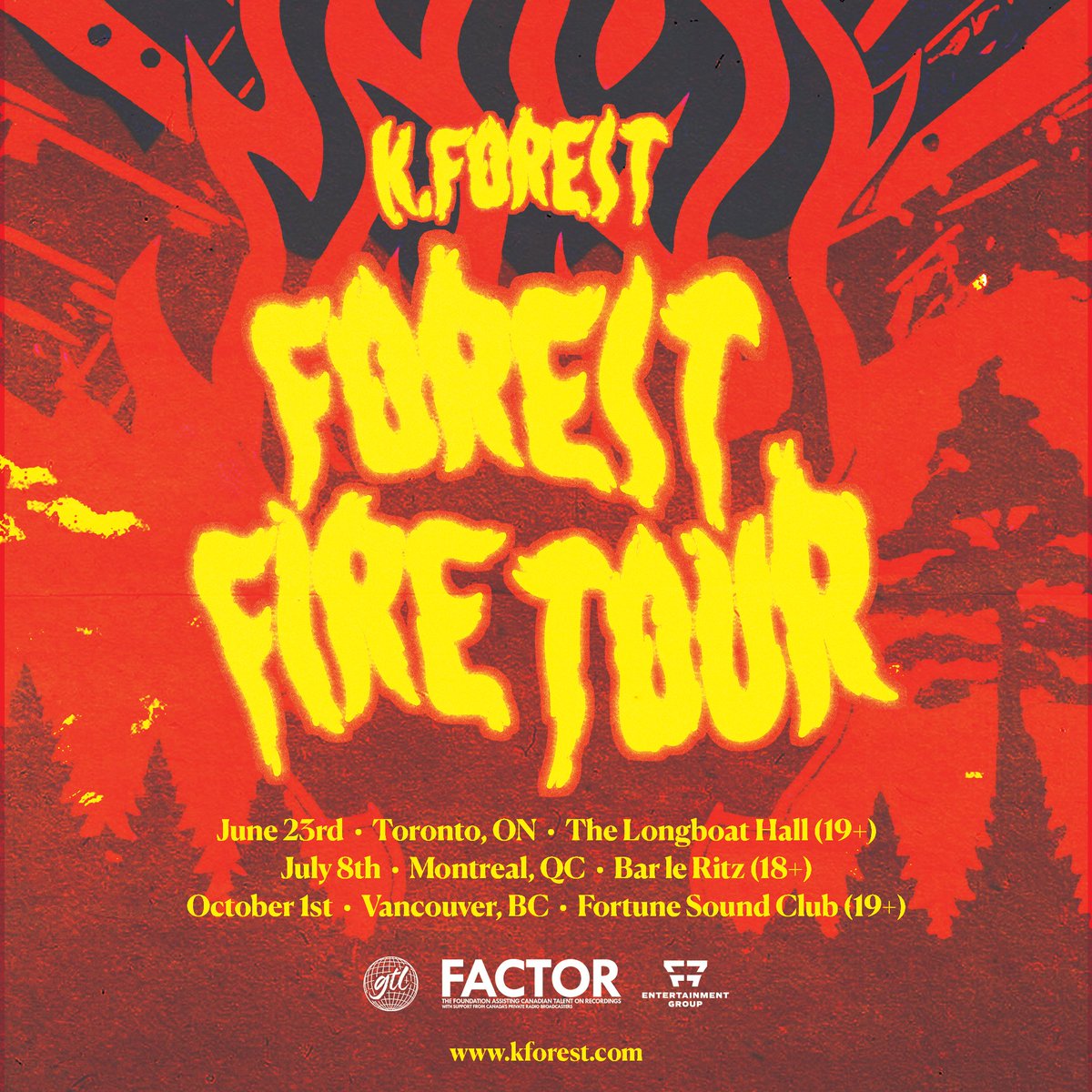 juanchojack's tweet photo. 🔥This marks #kforest first Tour in Canada🔥
More dates to come across North America. 🎟️General Sale Tickets now available at https://t.co/9kcuvyhPwY
Who’s coming to vibe out for the Toronto show? https://t.co/09DKfS4nAa