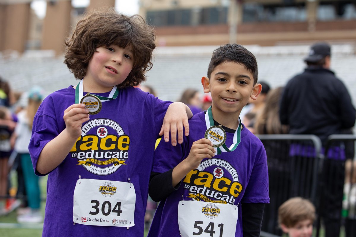 saintcols's tweet photo. The BC Race to Educate was held at Alumni Stadium on Saturday, April 29, 2023. The 13th annual race raised more than $172,000! https://t.co/lfnuVRVmRK https://t.co/4hzz4owKsR