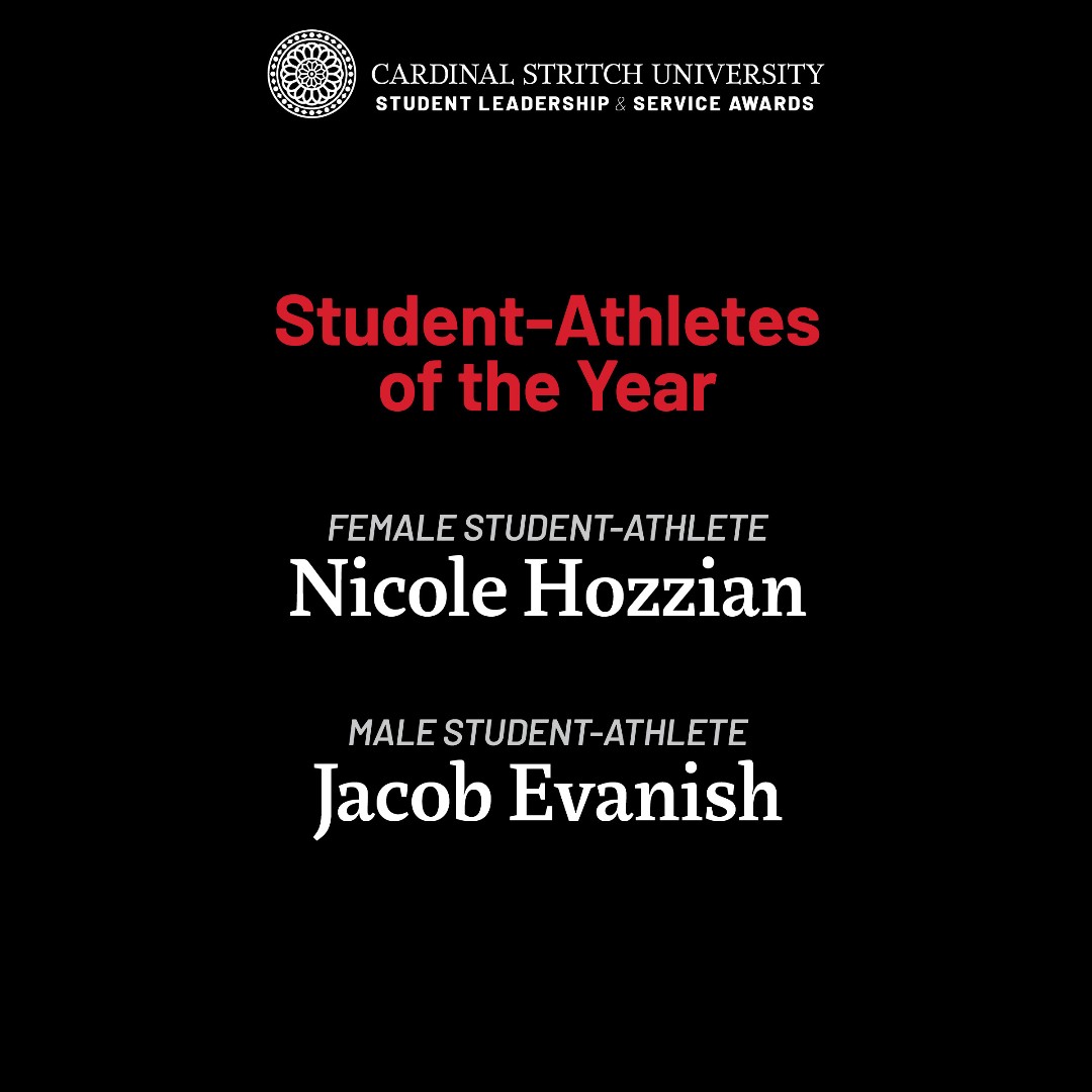 Congratulations to the 2022-2023 Stritch Female and Male Student-Athletes of the Year!