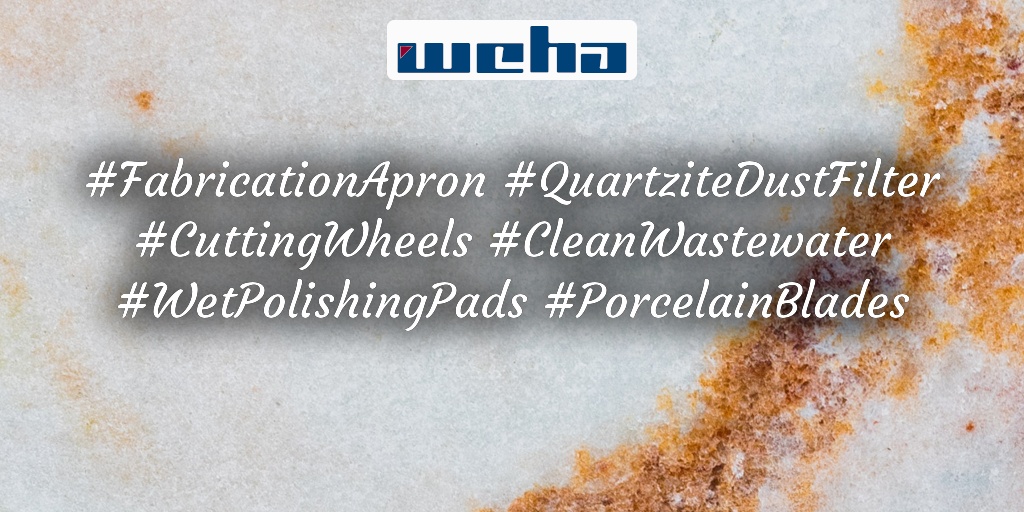 WehaUSA's tweet image. #FabricationApron #QuartziteDustFilter #CuttingWheels #CleanWastewater #WetPolishingPads #PorcelainBlades