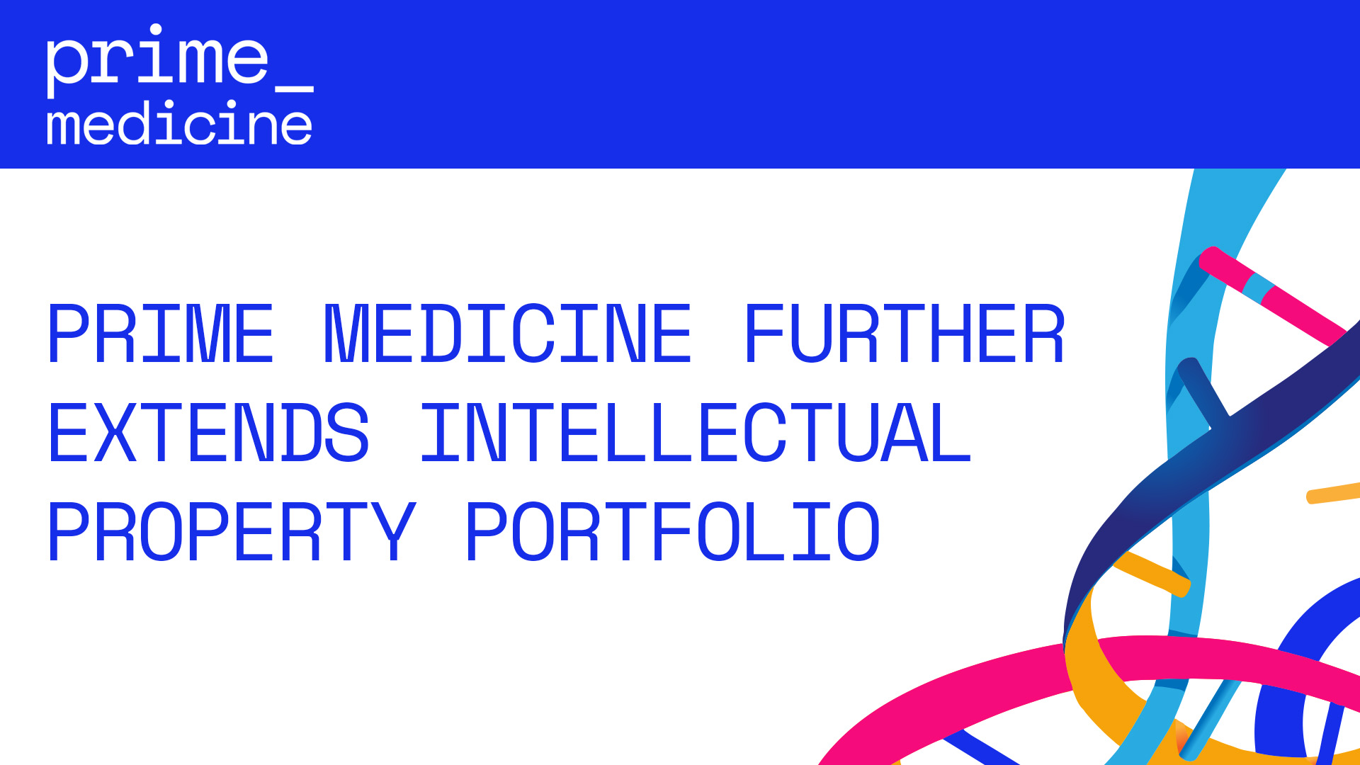 Prime Medicine on Twitter "We're pleased to share additions to our IP