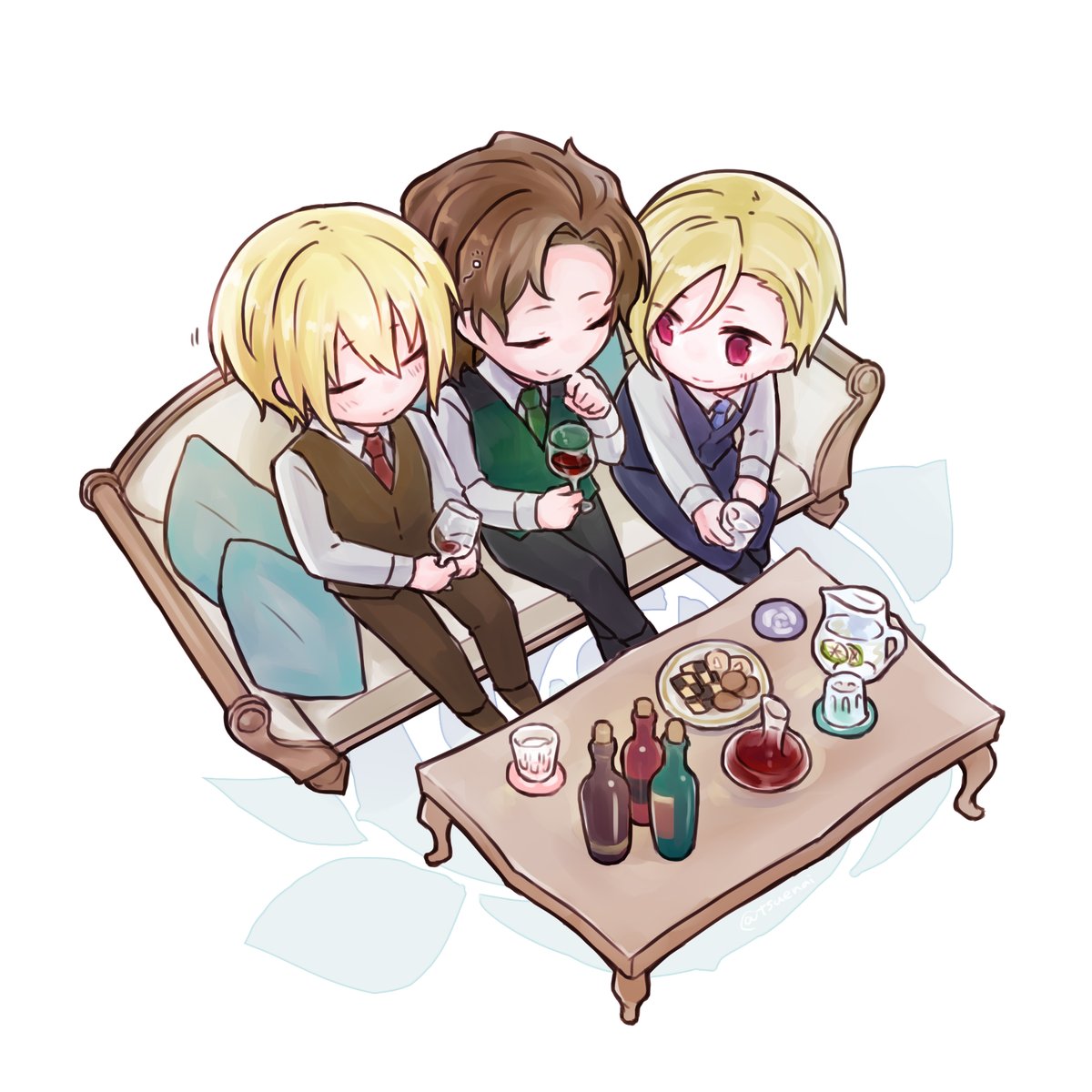 誕生日に弟たちを誘って私蔵の美酒を一緒に飲んだりしたらいいな～っていう…🍷