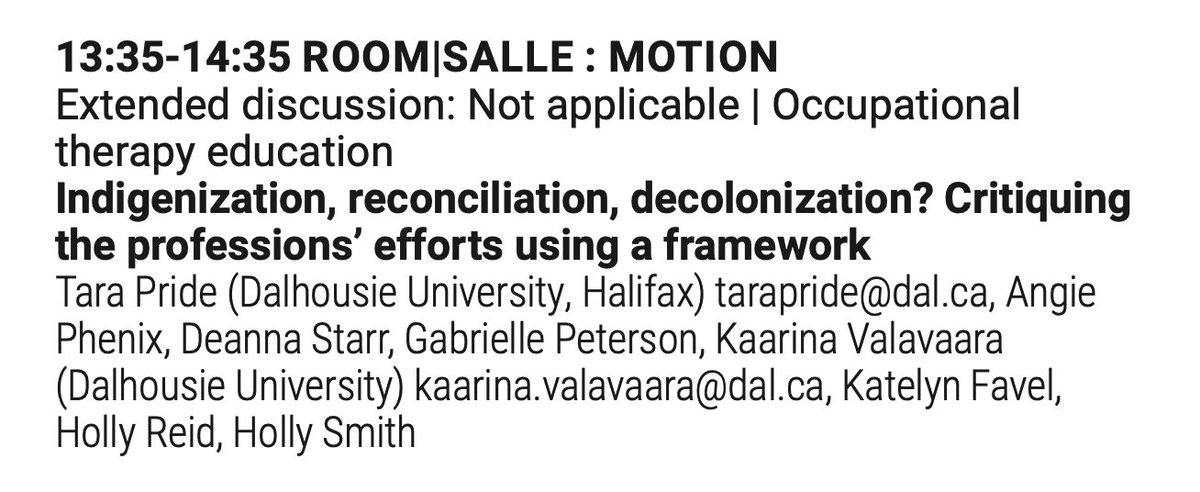 DisruptOT's tweet photo. Ready for this 🔥🔥🔥 session with @tarapride_ @angelaphenix @KJVal1 Deanna Starr, Gabrielle Peterson, Kaarina Valavaara, Katelyn Favel @curious_OT Holly Smith @CAOT_ACE #CAOT2023 #DisruptOT https://t.co/gpmnZD6xx1