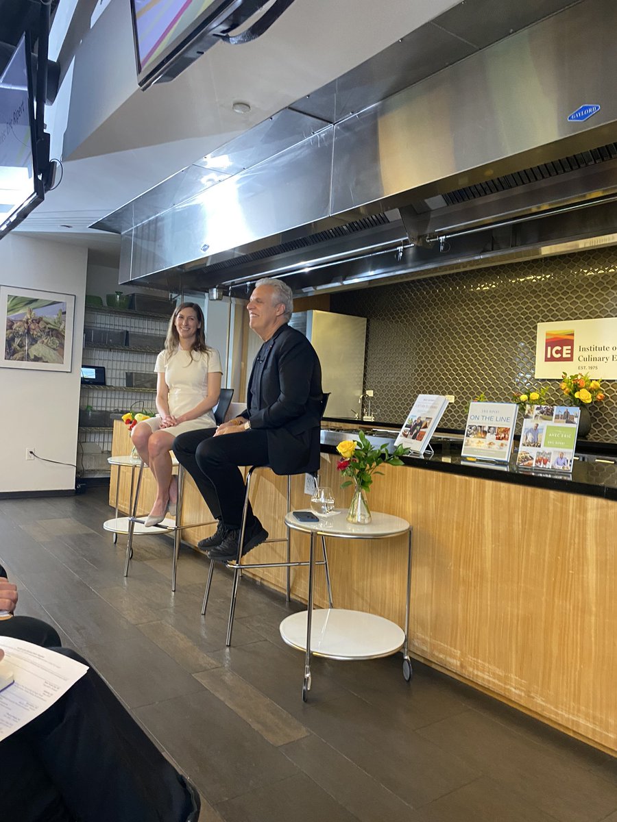 ericripert's tweet photo. VISITING THE INSTITUTE OF CULINARY EDUCATION thanks for having me @iceculinary as part of your Chef speaker series…loved touring the facilities &amp; meeting some future chefs-in-training! https://t.co/a63GkpLknz