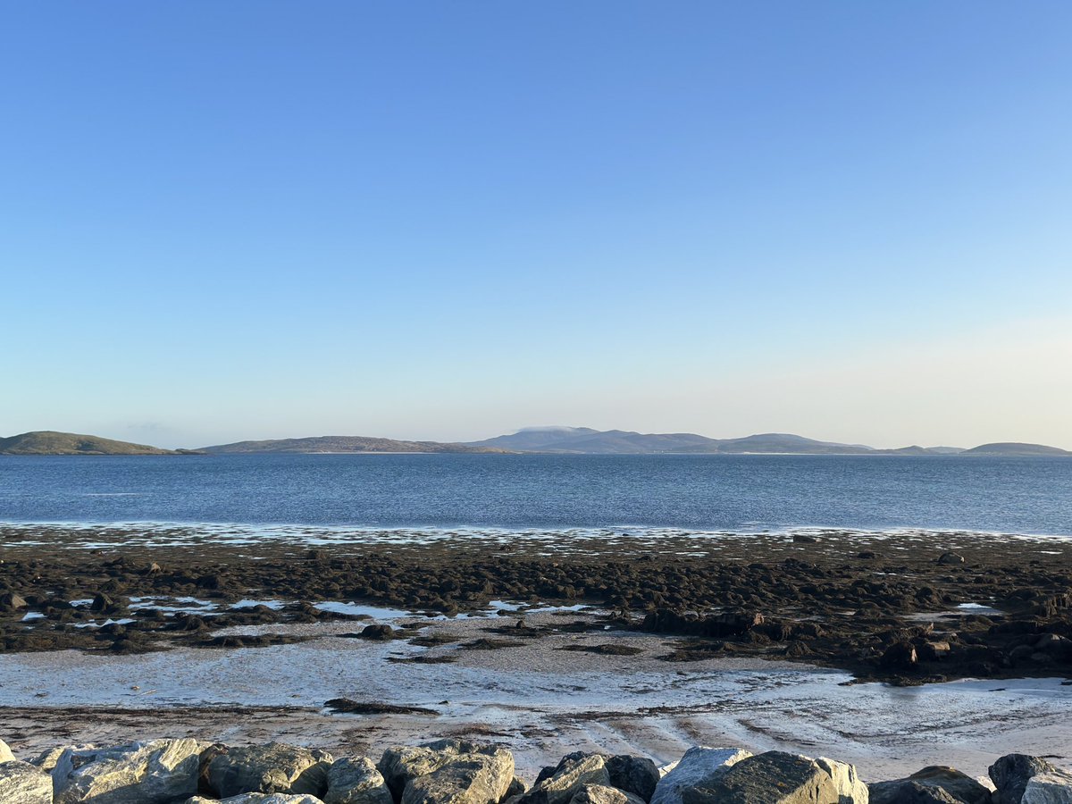 Stunning evening on #southuist #outerhebrides looking out towards #Barra