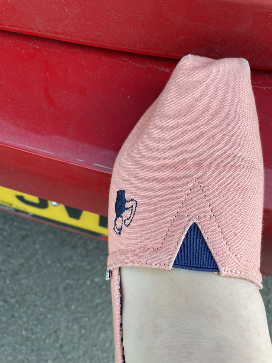 farmernade's tweet photo. @lamb_heart_tea thanks gif sharing! These last 100 miles are becoming a slog! AND more importantly, it’s matches my shoes! https://t.co/FTiW65mAWv