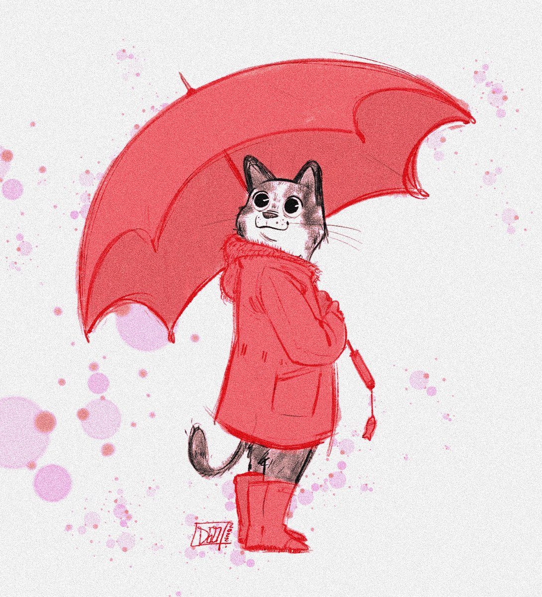 「Miss the rain already」|dd 🌱のイラスト