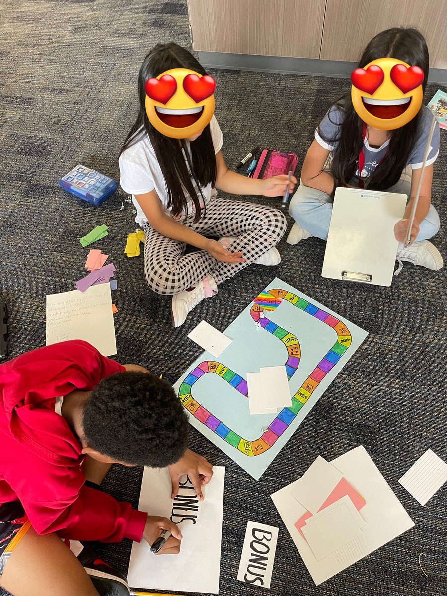 mrsbeccabond's tweet photo. My favorite project of the year, math games! Their creativity always amazes me! We can’t wait to present and play tomorrow! @CFISDLieder @cfisdmath #LiederLeopardsAreBetterTogether https://t.co/kMrto5X9D5
