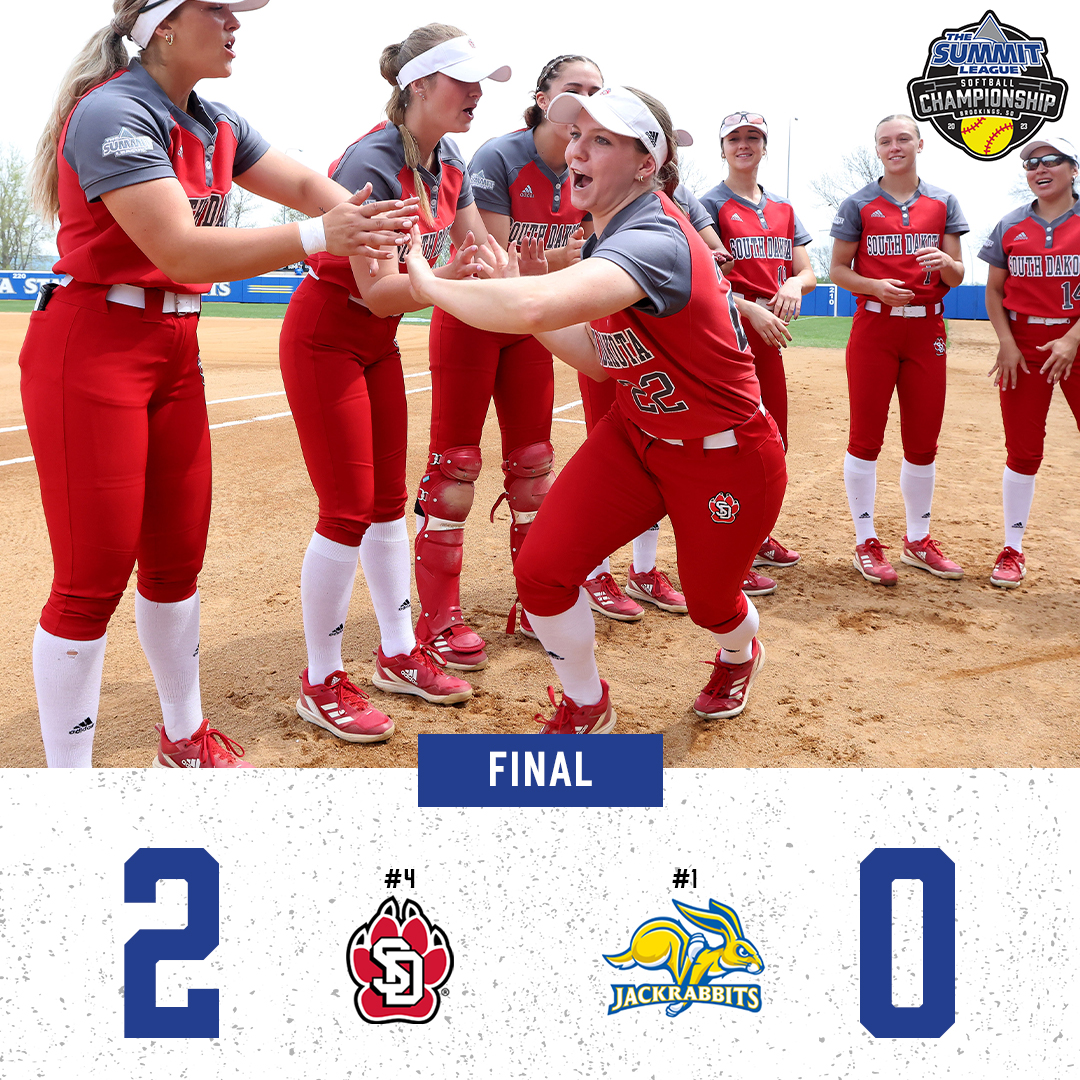 ARE YOU NOT ENTERTAINED?!?!

<a href="/SDCoyotesSB/">South Dakota Softball</a> is one win away from advancing to the #SummitSB Championship game with a 2-0 victory against No. 1 SDSU 🐺

#ReachTheSummit