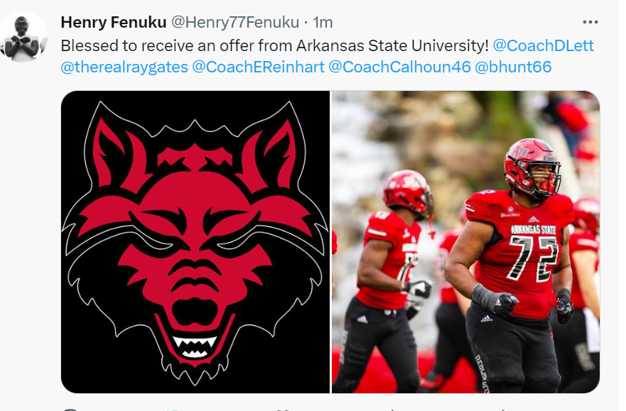 therealraygates's tweet photo. David Moore 2024 5'11 180lb Jr. Cornerback picks up his 3rd D1 offer and Henry Fenuku 6'3 300lb Sophmore Offensive lineman picks up his 2nd D1 offer
#GoonCity
#817
#offercity https://t.co/2yhFe4NyXm