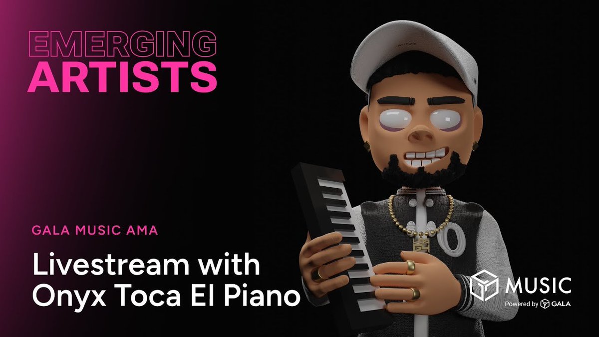 Get to know Gala Artist <a href="/ONYXTEP/">Onyx en El Puto Piano</a> during a special Gala Music AMA today at 5:00pm ET. 🎹 links.gala.com/ama-onyx