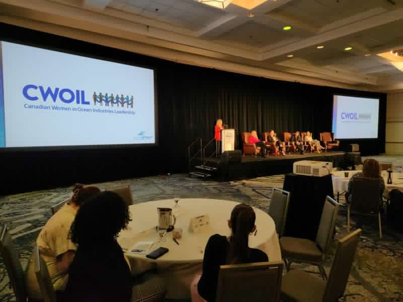That is a wrap on our inaugural event! Closing remarks from the wonderful Cathy Hogan, Executive Director of OceansAdvance, and the lead of the Canadian Women in Ocean Industry Leadership initiative.

#CWOILconference2023 #diversityandinclusion #InclusiveOceanEconomy