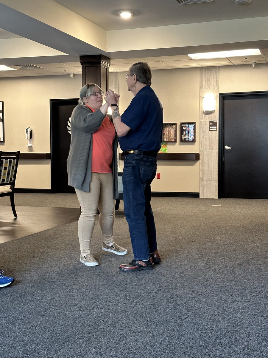 NorwichSprings's tweet photo. It doesn’t matter where you are, just dance! We can’t always choose the music life plays for us, but we can choose how we dance to it.
#TrilogyBFF #seniorliving https://t.co/oqf8EtxYg6