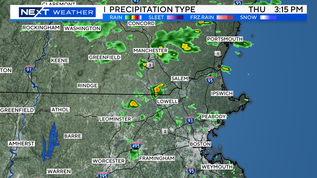 Eric Fisher on Twitter "A few scattered showers getting going north of