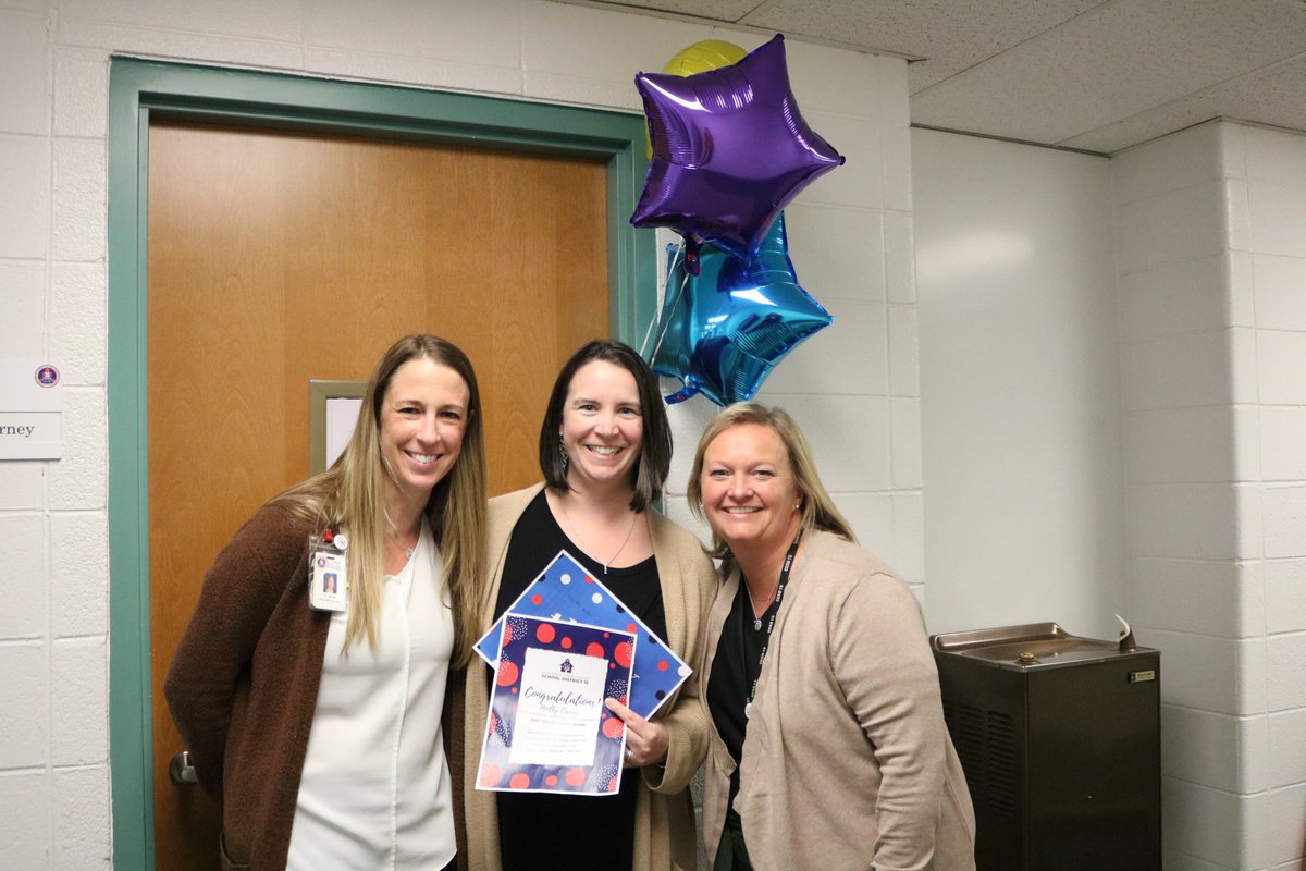 Molly Carney, Instructional Coach at CSJH, was selected as the May Staff Member of the Month as part of our Above and Beyond recognition following a nomination by Principal Erika Johansen and Assistant Principal Tamara Byrne. Congrats Molly! #ProudToBe15