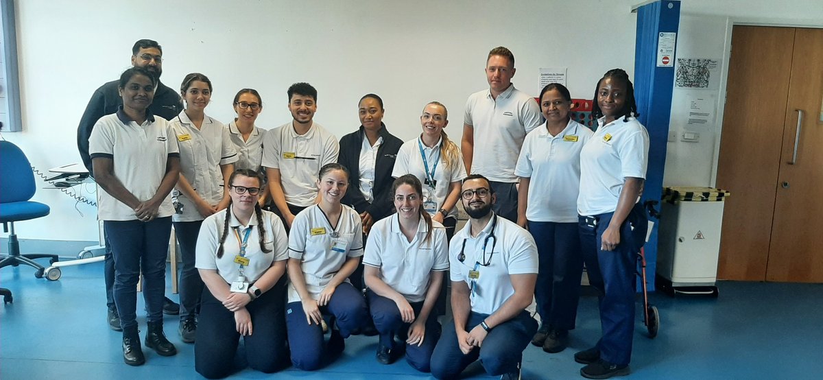 Band 5 physio end of rotation meeting today. Good luck to you all in your next rotations and congratulations to Sophia and Issy who have both got band 6 positions in the trust👏👏👏