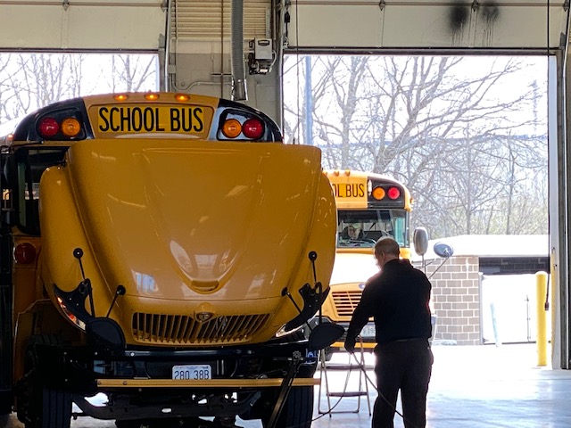 WSDinfo's tweet photo. The Wentzville School District Transportation Department bus fleet was inspected by the Missouri State Highway Patrol on April 24-25 and was found to have an approval rating of 98.9%. 🚌 ✔️ #WeAreWentzville @WSDSchoolBus 
Read more here: https://t.co/k5XiNo1Awq https://t.co/cwA13zlYhx