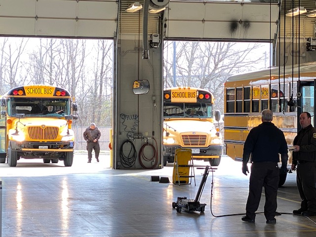 WSDinfo's tweet photo. The Wentzville School District Transportation Department bus fleet was inspected by the Missouri State Highway Patrol on April 24-25 and was found to have an approval rating of 98.9%. 🚌 ✔️ #WeAreWentzville @WSDSchoolBus 
Read more here: https://t.co/k5XiNo1Awq https://t.co/cwA13zlYhx