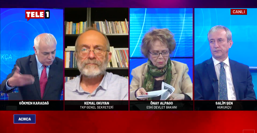 TKP Genel Sekreteri Kemal Okuyan, TELE1'de Gökmen Karadağ'ın gündeme ilişkin sorularını yanıtlıyor.

🔴Kılıçdaroğlu'nun Rusya'ya dair tiviti
🔴Muharrem İnce'nin Cumhurbaşkanlığı adaylığından çekilmesi

İzlemek için:
youtube.com/watch?v=QAciOw…