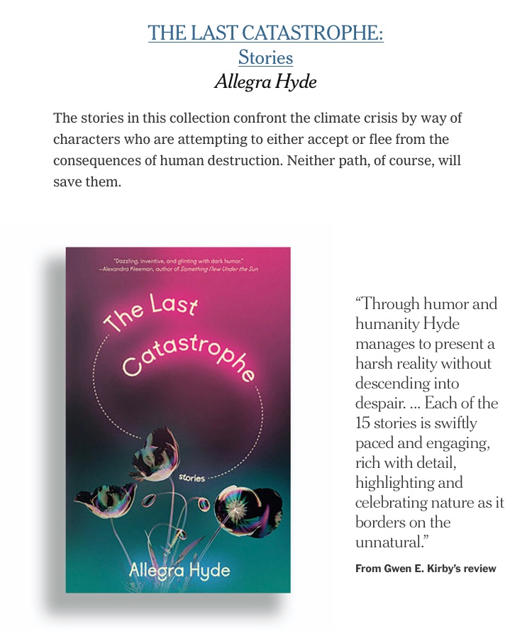 *screaming*

THE LAST CATASTROPHE is a <a href="/nytimesbooks/">New York Times Books</a> Editors’ Choice!!