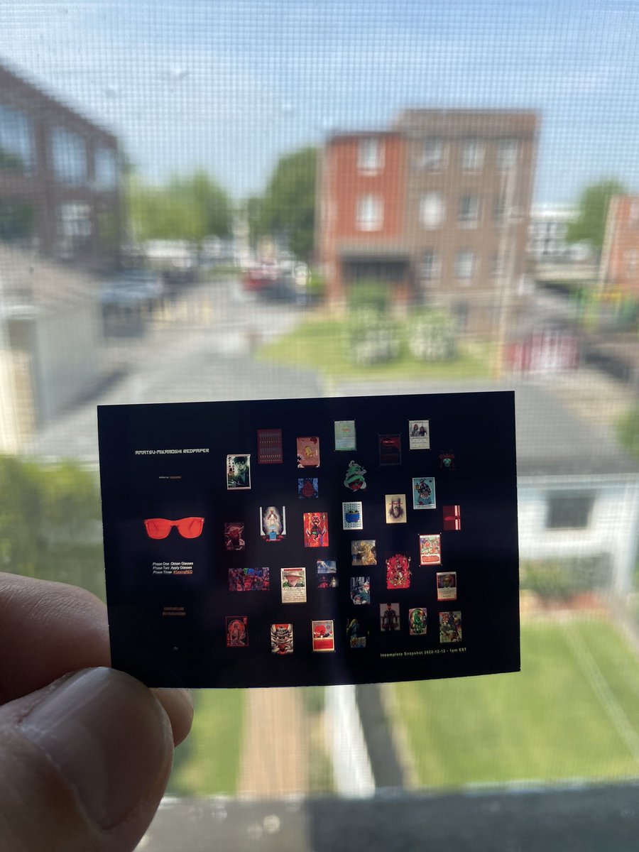 Red paper microfiche !! <a href="/MIKABOSHIERC/">Mika.DAO</a> if you aren’t moving fwd what are you doing . 

<a href="/MikaboshiUltra/">TurboZer0</a> 

#mikaboshi #mika #microfiche #seeingred